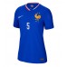 Camiseta Francia Jules Kounde #5 Primera Equipación Replica Eurocopa 2024 para mujer mangas cortas